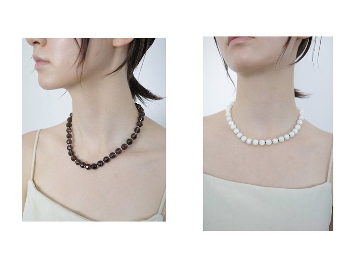【MAISON DPULSE/メゾンドパルス】の【ELLE SHOP限定】Smoke allknot ネックレス&【ELLE SHOP限定】Shell allknot ネックレス おすすめ人気トレンドファッション通販アイテム 人気、トレンドファッション・服の通販 founy(ファニー) 　ファッション　Fashion　レディースファッション　Fashion for Women　ジュエリー　Jewelry　ネックレス　Necklaces & Pendants　2025年　2025　2025-2026秋冬・A/W　Autumn/Winter 2025–26 AW25–26　シンプル　Simple, Minimal　トレンド　Trend, Trending Now　ネックレス　Necklace, Pendant Necklace　A/W・秋冬　Autumn/Winter　|ID:crp329100000221387