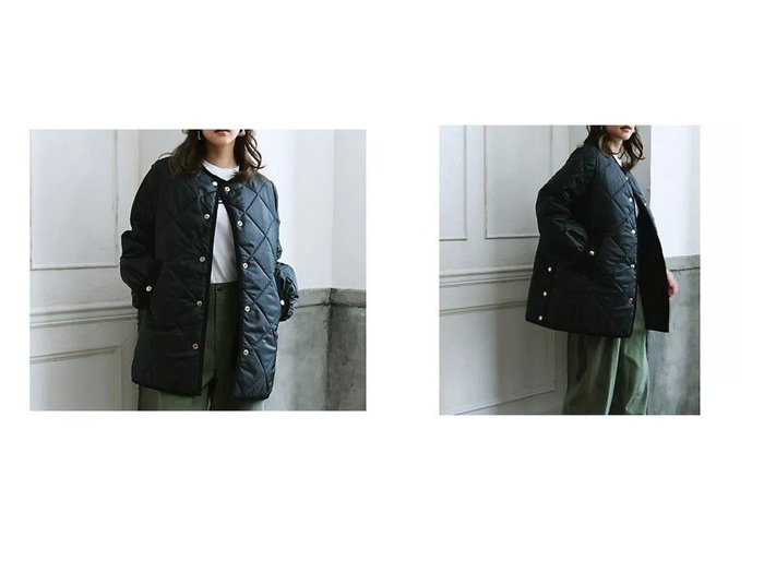 【MACKINTOSH/マッキントッシュ】の【HPS別注】キルティングコート おすすめ人気トレンドファッション通販アイテム 人気、トレンドファッション・服の通販 founy(ファニー) ファッション Fashion レディースファッション Fashion for Women アウター Coat / Outerwear Collection コート・ロングコート・ピーコート Long Coats, Peacoats & More キルティング Quilted, Quilting キルト Quilt, Quilted Fabric コンパクト Compact, Small Size スリーブ Sleeve, Long Sleeve / Short Sleeve ドット Polka Dot, Dot Pattern フェミニン Feminine, Girly 別注 Limited Edition, Custom Order 定番 Standard, Basic Item 防寒 Cold Protection, Winter-Ready |ID:crp329100000221418