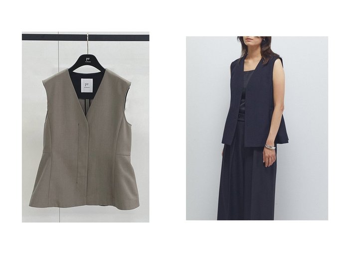 【1er Arrondissement/プルミエ アロンディスモン】のペプラムジレ おすすめ人気トレンドファッション通販アイテム インテリア・キッズ・メンズ・レディースファッション・服の通販 founy(ファニー) https://founy.com/ ファッション Fashion レディースファッション Fashion for Women アウター Coat / Outerwear Collection レディースジャケット・軽アウター Jackets 2025年 2025 2025-2026秋冬・A/W Autumn/Winter 2025–26 AW25–26 おすすめ Recommended / Our Picks インナー Innerwear コンパクト Compact, Small Size ジャケット Jacket, Outerwear タートルネック Turtleneck, High Neck デニム Denim, Jeans Material バランス Balance, Style Balance ベスト Vest, Waistcoat ペプラム Peplum, Flared Hem ボトム Bottoms, Lower Wear エレガント 上品 Elegant A/W・秋冬 Autumn/Winter |ID:crp329100000221435