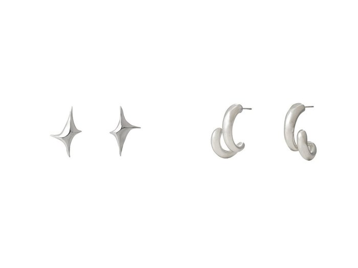 【1er Arrondissement/プルミエ アロンディスモン】の【Lemme.】Shine ピアス&【PHILIPPE AUDIBERT】2ラインピアス おすすめ人気トレンドファッション通販アイテム 人気、トレンドファッション・服の通販 founy(ファニー) ファッション Fashion レディースファッション Fashion for Women ジュエリー Jewelry ファッションリング Fashion Rings イヤリング・フープ・ドロップタイプ Hoop, Drop & Clip Earrings 2025年 2025 2025-2026秋冬・A/W Autumn/Winter 2025–26 AW25–26 イヤリング Earrings シューズ Shoes, Footwear シルバー Silver, Metallic Silver シンプル Simple, Minimal ジュエリー Jewelry, Accessories モチーフ Motif, Design Theme A/W・秋冬 Autumn/Winter |ID:crp329100000221442