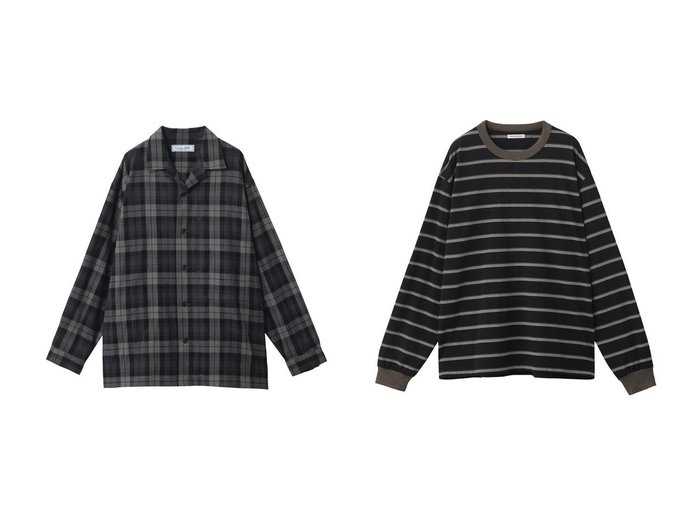 【UNIVERSAL PRODUCTS / MEN/ユニバーサルプロダクツ】の【MEN】S T-SHIRTS ロングスリーブTシャツ&【MEN】シャツ おすすめ人気トレンドファッション通販アイテム インテリア・キッズ・メンズ・レディースファッション・服の通販 founy(ファニー) https://founy.com/ ファッション Fashion メンズファッション Fashion for Men トップス・カットソー Cut & Sew Tops メンズシャツ Shirts ロングTシャツ・Tシャツ / 着回し力抜群 Longline T-Shirts & Tees 2025年 2025 2025-2026秋冬・A/W Autumn/Winter 2025–26 AW25–26 インナー Innerwear スリーブ Sleeve, Long Sleeve / Short Sleeve チェック Check, Plaid, Tartan リラックス Relax, Relaxed Fit ロング Long, Long-Length エレガント 上品 Elegant 冬 Winter / This Winter 夏 Summer A/W・秋冬 Autumn/Winter |ID:crp329100000221447