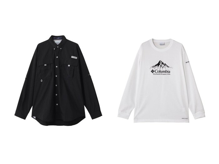 【Columbia / MEN/コロンビア】の【MEN】アーバンハイクグラフィックロングスリーブTシャツ&【MEN】バハマII ロングスリーブシャツ おすすめ人気トレンドファッション通販アイテム 人気、トレンドファッション・服の通販 founy(ファニー) 　ファッション　Fashion　メンズファッション　Fashion for Men　トップス・カットソー　Cut & Sew Tops　メンズシャツ　Shirts　2025年　2025　2025-2026秋冬・A/W　Autumn/Winter 2025–26 AW25–26　アウトドア　Outdoor Clothing　スポーツ　Sports, Activewear　ループ　Loop, Loop Knit　ロールアップ　Roll-Up, Cuffed Hem　夏　Summer　A/W・秋冬　Autumn/Winter　|ID:crp329100000221454