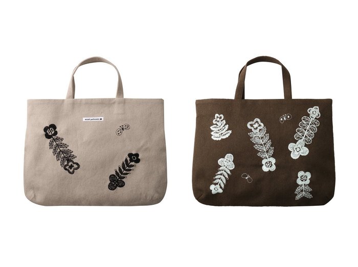 【mina perhonen / KIDS/ミナ ペルホネン】の【Kids】famille tote トートバッグ おすすめ人気トレンドファッション通販アイテム 人気、トレンドファッション・服の通販 founy(ファニー) ファッション Fashion キッズファッション Fashion for Kids 2025年 2025 2025-2026秋冬・A/W Autumn/Winter 2025–26 AW25–26 ポーチ Pouch, Small Case リネン Linen, Linen Fabric A/W・秋冬 Autumn/Winter |ID:crp329100000221459