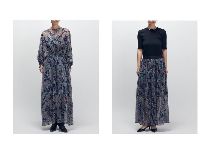 【1er Arrondissement/プルミエ アロンディスモン】のペイズリープリントワンピース&ペイズリープリントキュロットパンツ おすすめ人気トレンドファッション通販アイテム 人気、トレンドファッション・服の通販 founy(ファニー) ファッション Fashion レディースファッション Fashion for Women ワンピース Dresses チュニック Tunic Tops & Dresses スカート Skirts パンツ Pants & Trousers 2025年 2025 2025-2026秋冬・A/W Autumn/Winter 2025–26 AW25–26 おすすめ Recommended / Our Picks シャーリング Shirring, Ruched チュニック Tunic, Long Top ペイズリー Paisley, Ethnic Pattern ボヘミアン Bohemian, Ethnic Style ロング Long, Long-Length A/W・秋冬 Autumn/Winter |ID:crp329100000221471