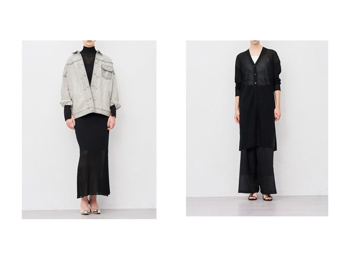 【uncrave/アンクレイヴ】のシアーニット コンビトップス&シアーニット リブロングカーディガン おすすめ人気トレンドファッション通販アイテム 人気、トレンドファッション・服の通販 founy(ファニー) ファッション Fashion レディースファッション Fashion for Women トップス・カットソー Cut & Sew Tops ニット Knit Tops & Sweaters カジュアルプルオーバー・ニットトップス Pullovers & Knit Tops / Casual Pullovers カーディガン・羽織り Layered Style Cardigans 2025年 2025 2025-2026秋冬・A/W Autumn/Winter 2025–26 AW25–26 シアー Sheer, See-Through タートル Turtleneck, Turtle Collar トレンド Trend, Trending Now ビスチェ Bustier, Corset Top A/W・秋冬 Autumn/Winter |ID:crp329100000221486