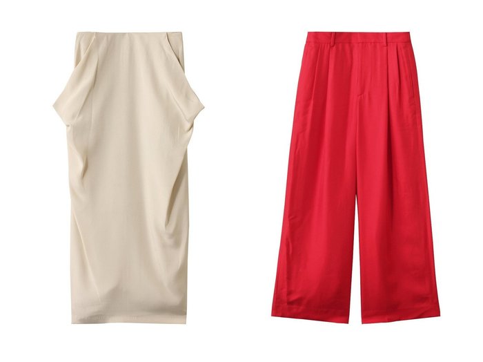 【SCEARN/セアン】の22MM SILK TWILL パンツ&SILK CRAPE スカート おすすめ人気トレンドファッション通販アイテム 人気、トレンドファッション・服の通販 founy(ファニー) ファッション Fashion レディースファッション Fashion for Women パンツ Pants & Trousers スカート Skirts ロングスカート Long Skirts / Maxi & Midi Skirts 2025年 2025 2025-2026秋冬・A/W Autumn/Winter 2025–26 AW25–26 おすすめ Recommended / Our Picks ベーシック Basic, Essential リュクス Luxury, Elegant, High-End, Chic ワイド Wide, Wide Fit A/W・秋冬 Autumn/Winter |ID:crp329100000221514