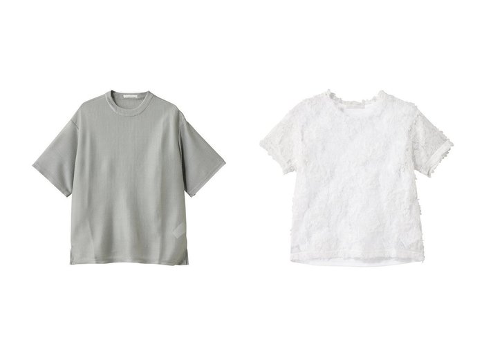 【KANAKO SAKAI/カナコ サカイ】のMETALLIC ジャージー Tシャツ&LACE Tシャツ おすすめ人気トレンドファッション通販アイテム 人気、トレンドファッション・服の通販 founy(ファニー) ファッション Fashion レディースファッション Fashion for Women トップス・カットソー Cut & Sew Tops シャツ・ブラウス・オフィスカジュアル Elegant Blouses & Button-Ups ロングTシャツ・Tシャツ Longline T-Shirts & Tees カットソー・ベーシックTシャツ Cut-and-Sewn Tops / Stretch Tees & Basics 2025年 2025 2025-2026秋冬・A/W Autumn/Winter 2025–26 AW25–26 シアー Sheer, See-Through シャイニー Shiny, Glossy Finish ショート Short, Short Length スリット Slit, Slit Detail スリーブ Sleeve, Long Sleeve / Short Sleeve 秋 Autumn A/W・秋冬 Autumn/Winter |ID:crp329100000221524