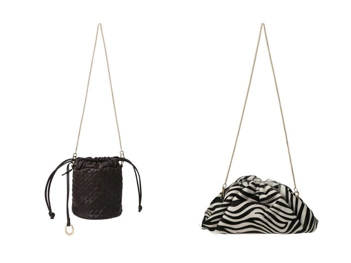 【Whim Gazette/ウィムガゼット】の【INNUE】Drawstring bag&【INNUE】ZebraチェーンクラッチBAG おすすめ人気トレンドファッション通販アイテム 人気、トレンドファッション・服の通販 founy(ファニー) ファッション Fashion レディースファッション Fashion for Women バッグ Bags 2025年 2025 2025-2026秋冬・A/W Autumn/Winter 2025–26 AW25–26 ラップ Wrap, Wrap Design リュクス Luxury, Elegant, High-End, Chic 定番 Standard, Basic Item 巾着 Drawstring Bag, Kinchaku A/W・秋冬 Autumn/Winter |ID:crp329100000221526