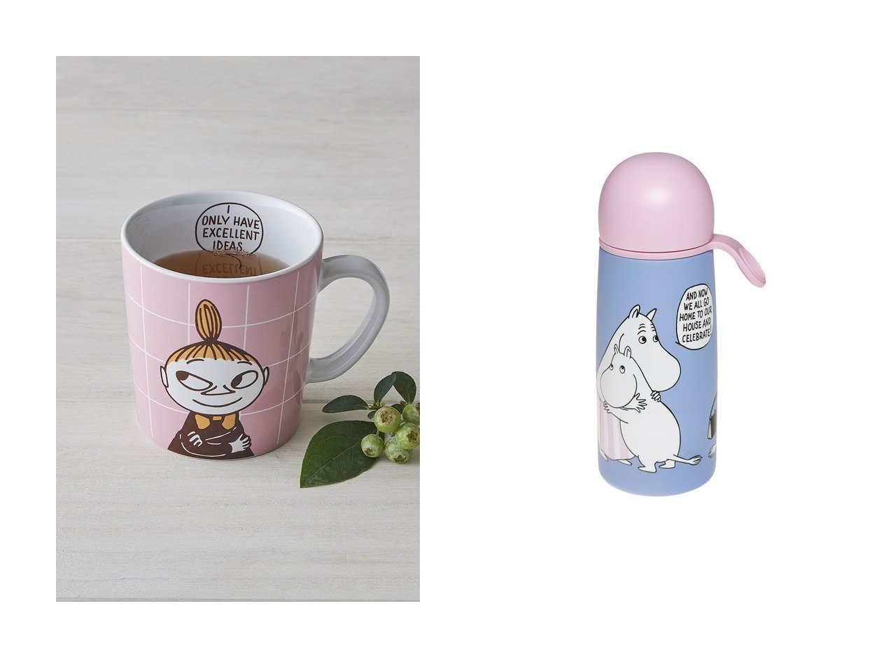【MOOMIN by ARABIA/ムーミン バイ アラビア】のムーミン ホームアットラスト サーモボトル 0.45L&ムーミン POP マグ 0.3L おすすめ人気トレンドファッション通販アイテム インテリア・キッズ・メンズ・レディースファッション・服の通販 founy(ファニー) 　カラフル　Colorful Design　キャラクター　Character, Licensed Characters　グラス　Glass, Eyewear　グラフィック　Graphic, Graphic Design　コレクション　Collection, Seasonal Line　テーブル　Table, Dining Table　再入荷　Restock / Back in Stock　アウトドア　Outdoor Clothing　イラスト　Illustration　タンブラー　Tumbler, Travel Mug　ビジネス 仕事 通勤　Business / Work / Commuting　|ID:crp329100000221552