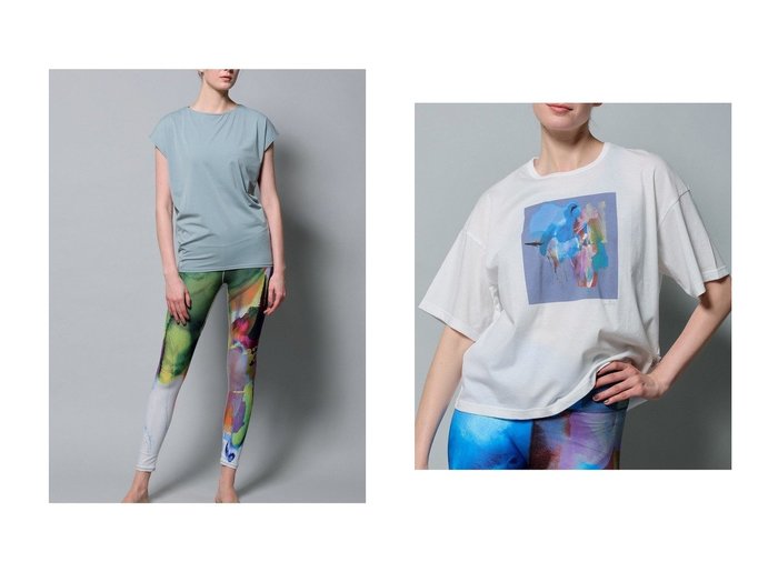 【Julier/ジュリエ】の【定番】ライトプライムバッククロスチュニック&Kanako Sasakiコラボ プリントTシャツ おすすめ人気トレンドファッション通販アイテム 人気、トレンドファッション・服の通販 founy(ファニー) ファッション Fashion レディースファッション Fashion for Women トップス・カットソー Cut & Sew Tops スポーツウェア Functional & Stylish Sportswear スポーツ トップス Athletic Tops / Workout Tops / Training Shirts シャツ・ブラウス・オフィスカジュアル Elegant Blouses & Button-Ups ロングTシャツ・Tシャツ Longline T-Shirts & Tees シンプル Simple, Minimal スポーツ Sports, Activewear スリーブ Sleeve, Long Sleeve / Short Sleeve ドレープ Drape, Draping Fabric フレンチ French, French Style フロント Front, Front Design ヨガ Yoga, Yoga Wear ワーク Workwear, Utility Style エレガント 上品 Elegant 定番 Standard, Basic Item 新作・新入荷 New Arrivals / New In |ID:crp329100000221600