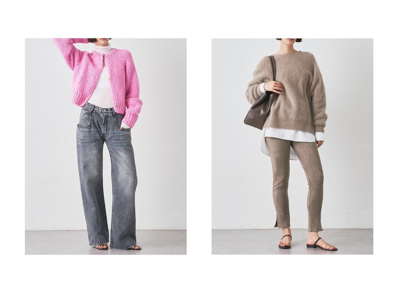 【Whim Gazette/ウィムガゼット】のポケットデニムパンツ&レギンスZIPパンツ おすすめ人気トレンドファッション通販アイテム インテリア・キッズ・メンズ・レディースファッション・服の通販 founy(ファニー) 　ファッション　Fashion　レディースファッション　Fashion for Women　パンツ　Pants & Trousers　デニムパンツ・ジーンズ・美脚デニム　Denim Jeans & Pants　レギンス　Leggings & Stretch Pants　2025年　2025　2025-2026秋冬・A/W　Autumn/Winter 2025–26 AW25–26　ストレート　Straight, Straight Cut　デニム　Denim, Jeans Material　ドレープ　Drape, Draping Fabric　ポケット　Pocket, Pocket Detail　リラックス　Relax, Relaxed Fit　ワイド　Wide, Wide Fit　吸水　Absorbent, Quick-Dry　A/W・秋冬　Autumn/Winter　秋　Autumn　ジップ　Zip, Zipper　ジャケット　Jacket, Outerwear　スウェット / スエット　Sweatshirt, Sweatwear　スタイリッシュ　Stylish, Fashionable　スリット　Slit, Slit Detail　フィット　Fit, Slim Fit　レギンス　Leggings, Stretch Pants　エレガント 上品　Elegant　グレー系　Gray　ブルー系　Blue　|ID:crp329100000221636