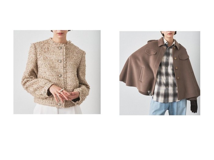 【Whim Gazette/ウィムガゼット】のシャギーチェックシャツ&LINTONブルゾン おすすめ人気トレンドファッション通販アイテム 人気、トレンドファッション・服の通販 founy(ファニー) ファッション Fashion レディースファッション Fashion for Women アウター Coat / Outerwear Collection レディースジャケット・軽アウター Jackets ブルゾンジャケット・スポーティアウター Blouson Jackets トップス・カットソー Cut & Sew Tops シャツ・ブラウス・オフィスカジュアル Elegant Blouses & Button-Ups カフス Cuff Design コンパクト Compact, Small Size ジャケット Jacket, Outerwear ダウン Down, Puffer ツイード Twill, Twill Weave デニム Denim, Jeans Material バランス Balance, Style Balance ブルゾン Blouson, Bomber Jacket ボトム Bottoms, Lower Wear A/W・秋冬 Autumn/Winter おすすめ Recommended / Our Picks 2025年 2025 2025-2026秋冬・A/W Autumn/Winter 2025–26 AW25–26 スリーブ Sleeve, Long Sleeve / Short Sleeve チェック Check, Plaid, Tartan ロング Long, Long-Length 日本製 Made In Japan |ID:crp329100000221640
