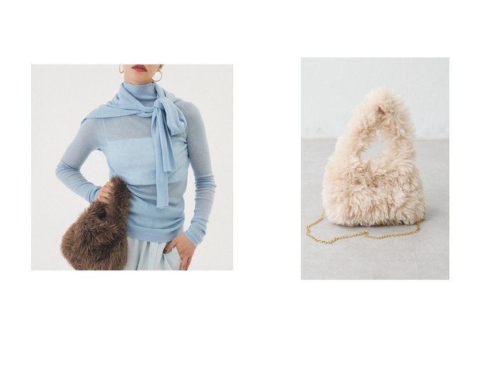 【Whim Gazette/ウィムガゼット】の【THE PAUSE】フェイクファーミニBAG おすすめ人気トレンドファッション通販アイテム 人気、トレンドファッション・服の通販 founy(ファニー) ファッション Fashion レディースファッション Fashion for Women バッグ Bags アクセサリー Fashion Accessories ヴィンテージ Vintage Style グラデーション Gradient, Ombre スマート Smart, Elegant 財布 Wallet, Purse チェーン Chain, Chain Strap フェイクファー Faux Fur, Imitation Fur フォルム Silhouette, Form ワーク Workwear, Utility Style A/W・秋冬 Autumn/Winter 2025年 2025 2025-2026秋冬・A/W Autumn/Winter 2025–26 AW25–26 |ID:crp329100000221642