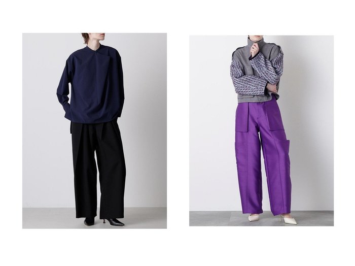 【hueLe Museum/ヒューエルミュージアム】の【hLM】ダブルクロスタックパンツ&【STUMBLY】New Baker Cargo Pants おすすめ人気トレンドファッション通販アイテム 人気、トレンドファッション・服の通販 founy(ファニー) ファッション Fashion レディースファッション Fashion for Women パンツ Pants & Trousers 2025年 2025 2025-2026秋冬・A/W Autumn/Winter 2025–26 AW25–26 スタイリッシュ Stylish, Fashionable ツイル Twist, Twisted Detail トレンド Trend, Trending Now フロント Front, Front Design A/W・秋冬 Autumn/Winter |ID:crp329100000221672