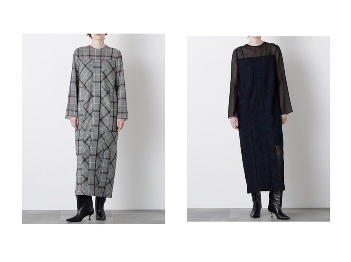 【hueLe Museum/ヒューエルミュージアム】の【STUMBLY】Sheer Combination Pattern Dress おすすめ人気トレンドファッション通販アイテム 人気、トレンドファッション・服の通販 founy(ファニー) ファッション Fashion レディースファッション Fashion for Women ワンピース Dresses フォーマル・パーティードレス・結婚式用ドレス Elegant & Casual Dresses チュニック Tunic Tops & Dresses 2025年 2025 2025-2026秋冬・A/W Autumn/Winter 2025–26 AW25–26 チェック Check, Plaid, Tartan チュニック Tunic, Long Top ドレス Dress, One-Piece パッチワーク Patchwork, Mixed Fabric プリント Print, Printed Pattern ランダム Random, Irregular ロング Long, Long-Length 無地 Plain, Solid Color A/W・秋冬 Autumn/Winter |ID:crp329100000221685