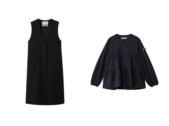 【BORDERS at BALCONY/ボーダーズ アット バルコニー】のストレッチジャケット&バックベルテッドジレ おすすめ人気トレンドファッション通販アイテム 人気、トレンドファッション・服の通販 founy(ファニー) ファッション Fashion レディースファッション Fashion for Women アウター Coat / Outerwear Collection レディースジャケット・軽アウター Jackets 2025年 2025 2025-2026秋冬・A/W Autumn/Winter 2025–26 AW25–26 おすすめ Recommended / Our Picks ジャケット Jacket, Outerwear ベスト Vest, Waistcoat 今季 This Season, Current Season A/W・秋冬 Autumn/Winter |ID:crp329100000221688