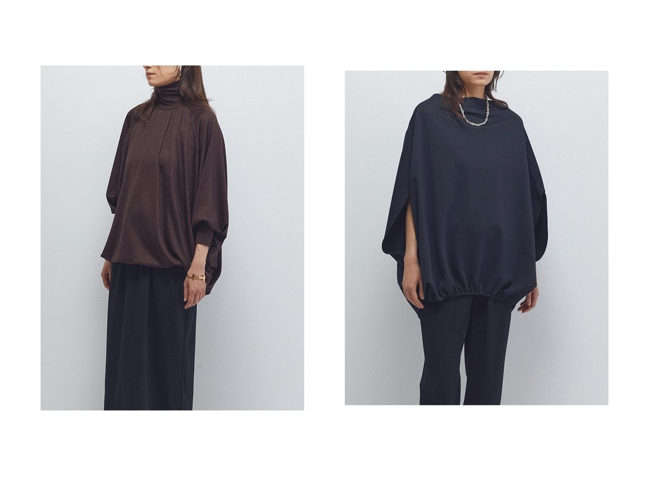 【1er Arrondissement/プルミエ アロンディスモン】の【COGTHEBIGSMOKE】 BELL TOP Tシャツ&【COGTHEBIGSMOKE】 MATILDAPOLLO NECK トップス おすすめ人気トレンドファッション通販アイテム インテリア・キッズ・メンズ・レディースファッション・服の通販 founy(ファニー) 　ファッション　Fashion　レディースファッション　Fashion for Women　トップス・カットソー　Cut & Sew Tops　シャツ・ブラウス・オフィスカジュアル　Elegant Blouses & Button-Ups　ロングTシャツ・Tシャツ　Longline T-Shirts & Tees　カットソー・ベーシックTシャツ　Cut-and-Sewn Tops / Stretch Tees & Basics　2025年　2025　2025-2026秋冬・A/W　Autumn/Winter 2025–26 AW25–26　エレガント 上品　Elegant　コレクション　Collection, Seasonal Line　スリーブ　Sleeve, Long Sleeve / Short Sleeve　タートルネック　Turtleneck, High Neck　トレンド　Trend, Trending Now　フィット　Fit, Slim Fit　リアル　Real, Realistic　ロング　Long, Long-Length　ロンドン　London Style, British Inspired　A/W・秋冬　Autumn/Winter　シンプル　Simple, Minimal　ブラウジング　Blouson Silhouette, Cinched Waist　ブラウン系　Brown　ブラック系　Black　|ID:crp329100000221697
