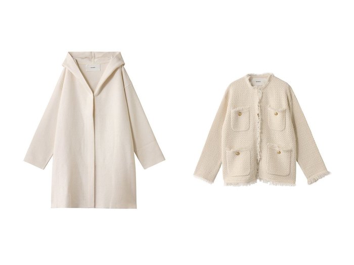 【ADAWAS/アダワス】のTWEED ニットジャケット&WOOL シルクブレンド ライトカーディガン おすすめ人気トレンドファッション通販アイテム 人気、トレンドファッション・服の通販 founy(ファニー) ファッション Fashion レディースファッション Fashion for Women トップス・カットソー Cut & Sew Tops ニット Knit Tops & Sweaters カーディガン・羽織り Layered Style Cardigans アウター Coat / Outerwear Collection レディースジャケット・軽アウター Jackets ブルゾンジャケット・スポーティアウター Blouson Jackets 2025年 2025 2025-2026秋冬・A/W Autumn/Winter 2025–26 AW25–26 エアリー Airy Texture カーディガン Cardigan, Knitwear シルク Silk, 100% Silk A/W・秋冬 Autumn/Winter |ID:crp329100000221699