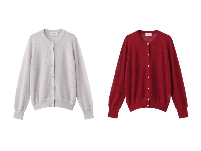 【ADAWAS/アダワス】のSEMI-SHEER カーディガン おすすめ人気トレンドファッション通販アイテム 人気、トレンドファッション・服の通販 founy(ファニー) ファッション Fashion レディースファッション Fashion for Women トップス・カットソー Cut & Sew Tops ニット Knit Tops & Sweaters カーディガン・羽織り Layered Style Cardigans 2025年 2025 2025-2026秋冬・A/W Autumn/Winter 2025–26 AW25–26 カーディガン Cardigan, Knitwear シアー Sheer, See-Through エレガント 上品 Elegant 無地 Plain, Solid Color A/W・秋冬 Autumn/Winter |ID:crp329100000221701