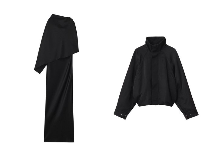 【KANAKO SAKAI/カナコ サカイ】のSCARF-DETAIL ドレス&NYLON ボンバー おすすめ人気トレンドファッション通販アイテム インテリア・キッズ・メンズ・レディースファッション・服の通販 founy(ファニー) https://founy.com/ ファッション Fashion レディースファッション Fashion for Women ワンピース Dresses フォーマル・パーティードレス・結婚式用ドレス Elegant & Casual Dresses チュニック Tunic Tops & Dresses アウター Coat / Outerwear Collection レディースジャケット・軽アウター Jackets 2025年 2025 2025-2026秋冬・A/W Autumn/Winter 2025–26 AW25–26 ジュエリー Jewelry, Accessories ストール Stole, Wrap チュニック Tunic, Long Top ドレス Dress, One-Piece ロング Long, Long-Length A/W・秋冬 Autumn/Winter |ID:crp329100000221716