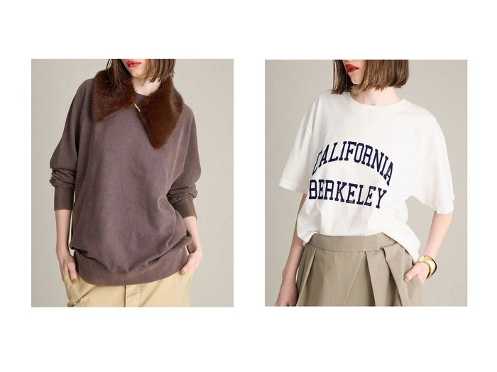 【BRILL/ブリル】のミニウラケ スウェットプルオーバー&【JJ Mercer】ロゴTシャツ おすすめ人気トレンドファッション通販アイテム 人気、トレンドファッション・服の通販 founy(ファニー) ファッション Fashion レディースファッション Fashion for Women トップス・カットソー Cut & Sew Tops シャツ・ブラウス・オフィスカジュアル Elegant Blouses & Button-Ups レディースパーカー・カジュアルフーディー Casual Hoodies & Sweatshirts ロングTシャツ・Tシャツ Longline T-Shirts & Tees カジュアルプルオーバー・ニットトップス Pullovers & Knit Tops / Casual Pullovers スウェット・クルーネックトップス Sweatshirts & Crewnecks / Relaxed Fit Sweat Tops カットソー・ベーシックTシャツ Cut-and-Sewn Tops / Stretch Tees & Basics 2025年 2025 2025-2026秋冬・A/W Autumn/Winter 2025–26 AW25–26 おすすめ Recommended / Our Picks シンプル Simple, Minimal スウェット / スエット Sweatshirt, Sweatwear バランス Balance, Style Balance レース Lace, Lace Fabric A/W・秋冬 Autumn/Winter |ID:crp329100000221726
