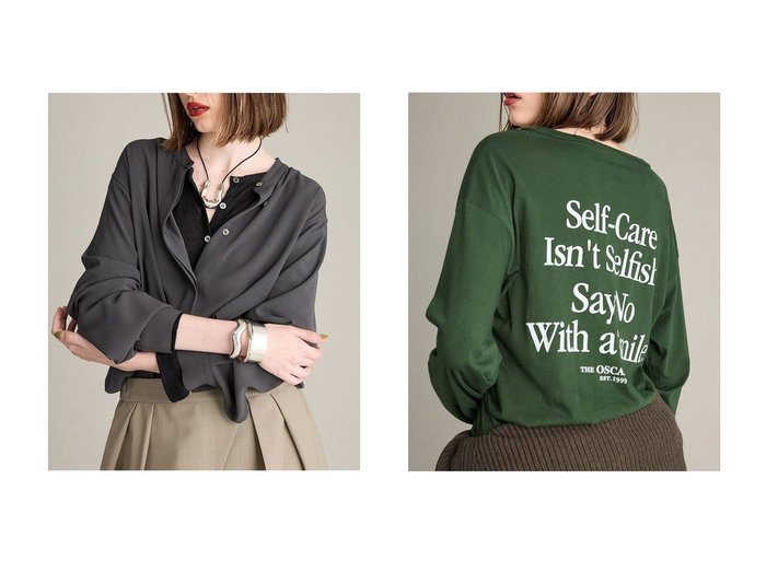 【BRILL/ブリル】の【raspail】BRILL別注ヘンリーネックプルオーバー&【raspail】BRILL別注LOGOロングTシャツ おすすめ人気トレンドファッション通販アイテム 人気、トレンドファッション・服の通販 founy(ファニー) ファッション Fashion レディースファッション Fashion for Women トップス・カットソー Cut & Sew Tops シャツ・ブラウス・オフィスカジュアル Elegant Blouses & Button-Ups ロングTシャツ・Tシャツ Longline T-Shirts & Tees カジュアルプルオーバー・ニットトップス Pullovers & Knit Tops / Casual Pullovers カットソー・ベーシックTシャツ Cut-and-Sewn Tops / Stretch Tees & Basics 2025年 2025 2025-2026秋冬・A/W Autumn/Winter 2025–26 AW25–26 スリーブ Sleeve, Long Sleeve / Short Sleeve ロング Long, Long-Length 別注 Limited Edition, Custom Order A/W・秋冬 Autumn/Winter |ID:crp329100000221727