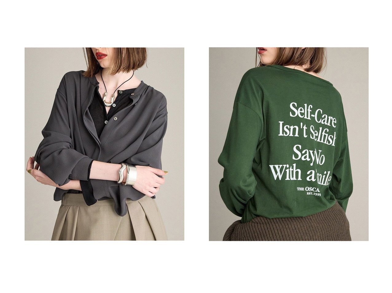 【BRILL/ブリル】の【raspail】BRILL別注ヘンリーネックプルオーバー&【raspail】BRILL別注LOGOロングTシャツ おすすめ人気トレンドファッション通販アイテム インテリア・キッズ・メンズ・レディースファッション・服の通販 founy(ファニー) 　ファッション　Fashion　レディースファッション　Fashion for Women　トップス・カットソー　Cut & Sew Tops　シャツ・ブラウス・オフィスカジュアル　Elegant Blouses & Button-Ups　ロングTシャツ・Tシャツ　Longline T-Shirts & Tees　カジュアルプルオーバー・ニットトップス　Pullovers & Knit Tops / Casual Pullovers　カットソー・ベーシックTシャツ　Cut-and-Sewn Tops / Stretch Tees & Basics　2025年　2025　2025-2026秋冬・A/W　Autumn/Winter 2025–26 AW25–26　スリーブ　Sleeve, Long Sleeve / Short Sleeve　ロング　Long, Long-Length　別注　Limited Edition, Custom Order　A/W・秋冬　Autumn/Winter　ホワイト系　White　ブラック系　Black　レッド系　Red　グリーン系　Green　|ID:crp329100000221727