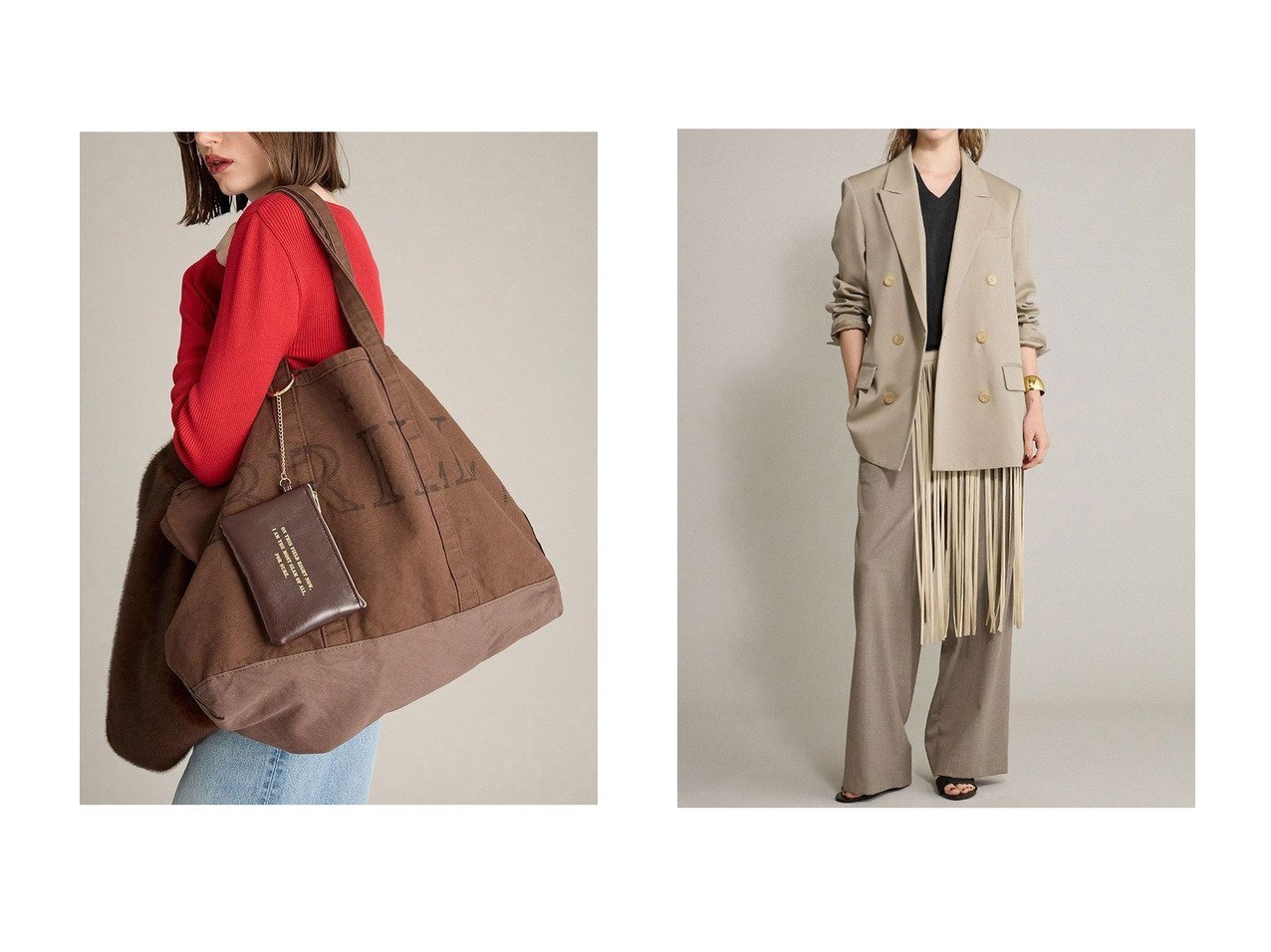 【BRILL/ブリル】の【JJ Mercer】BRILL別注 トートBAG&フリンジベルト おすすめ人気トレンドファッション通販アイテム インテリア・キッズ・メンズ・レディースファッション・服の通販 founy(ファニー) 　ファッション　Fashion　レディースファッション　Fashion for Women　バッグ　Bags　ベルト&ウエストマーク　Belts & Waist Accessories　2025年　2025　2025-2026秋冬・A/W　Autumn/Winter 2025–26 AW25–26　プリント　Print, Printed Pattern　別注　Limited Edition, Custom Order　A/W・秋冬　Autumn/Winter　ブラウン系　Brown　ベージュ系　Beige　|ID:crp329100000221733