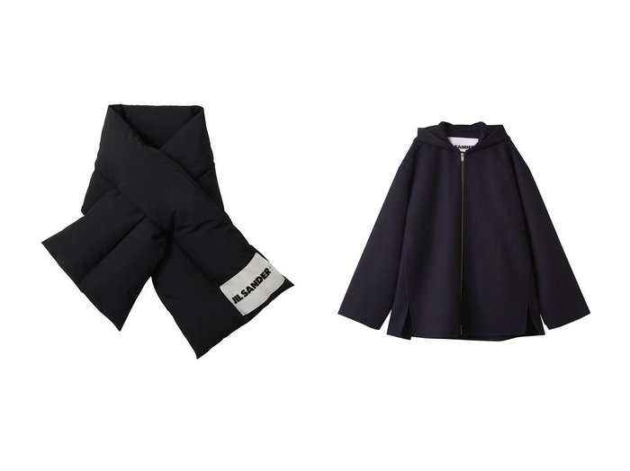 【JIL SANDER/ジル サンダー】の【JIL SANDER+】ダウン スカーフ&フーディージャケット おすすめ人気トレンドファッション通販アイテム 人気、トレンドファッション・服の通販 founy(ファニー) ファッション Fashion レディースファッション Fashion for Women ストール Soft & Warm Scarves マフラー・スヌード / 冬小物の定番 Scarves & Mufflers アウター Coat / Outerwear Collection コート・ロングコート・ピーコート Long Coats, Peacoats & More レディースジャケット・軽アウター Jackets 2025年 2025 2025-2026秋冬・A/W Autumn/Winter 2025–26 AW25–26 スカーフ Scarf, Neckwear ストール Stole, Wrap ダウン Down, Puffer フェザー Feather, Feather Detail マフラー Scarf, Muffler A/W・秋冬 Autumn/Winter |ID:crp329100000221746