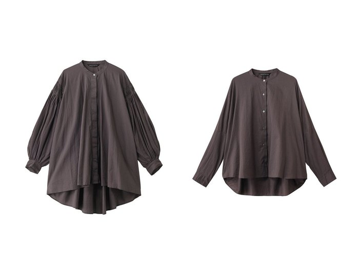 【mizuiro ind/ミズイロ インド】のpin tucked puff slv shirt シャツ&back gather wide shirt シャツ おすすめ人気トレンドファッション通販アイテム 人気、トレンドファッション・服の通販 founy(ファニー) ファッション Fashion レディースファッション Fashion for Women トップス・カットソー Cut & Sew Tops シャツ・ブラウス・オフィスカジュアル Elegant Blouses & Button-Ups おすすめ Recommended / Our Picks ギャザー Gathered, Ruffled スリーブ Sleeve, Long Sleeve / Short Sleeve フェミニン Feminine, Girly ボトム Bottoms, Lower Wear ロング Long, Long-Length ワイド Wide, Wide Fit 再入荷 Restock / Back in Stock 2025年 2025 2025-2026秋冬・A/W Autumn/Winter 2025–26 AW25–26 エレガント 上品 Elegant A/W・秋冬 Autumn/Winter |ID:crp329100000221747