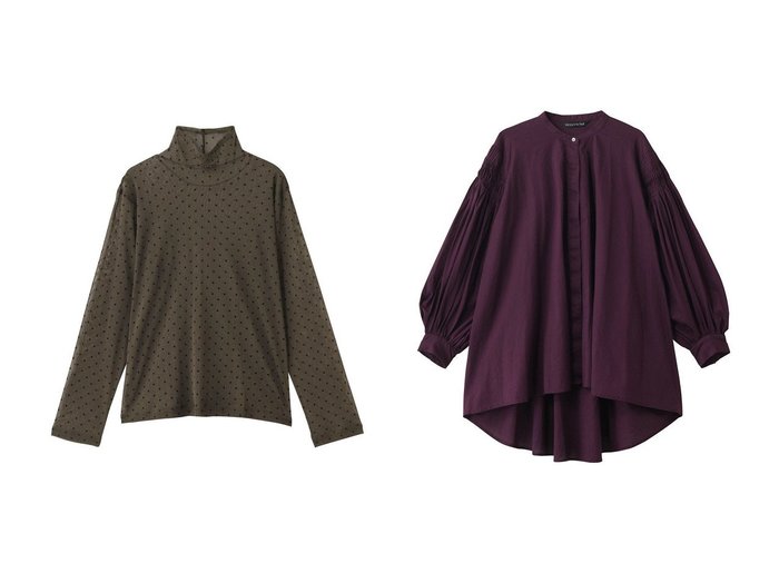 【mizuiro ind/ミズイロ インド】のO プルオーバー&pin tucked puff slv shirt シャツ おすすめ人気トレンドファッション通販アイテム 人気、トレンドファッション・服の通販 founy(ファニー) ファッション Fashion レディースファッション Fashion for Women トップス・カットソー Cut & Sew Tops シャツ・ブラウス・オフィスカジュアル Elegant Blouses & Button-Ups カジュアルプルオーバー・ニットトップス Pullovers & Knit Tops / Casual Pullovers 2025年 2025 2025-2026秋冬・A/W Autumn/Winter 2025–26 AW25–26 インナー Innerwear キャミソール Camisole, Spaghetti Strap Top シンプル Simple, Minimal スウェット / スエット Sweatshirt, Sweatwear スリーブ Sleeve, Long Sleeve / Short Sleeve タンク Tank Top, Sleeveless Top ドット Polka Dot, Dot Pattern ハイネック High Neck, Mock Neck フェミニン Feminine, Girly メッシュ Mesh, Net Fabric ロング Long, Long-Length エレガント 上品 Elegant A/W・秋冬 Autumn/Winter |ID:crp329100000221748