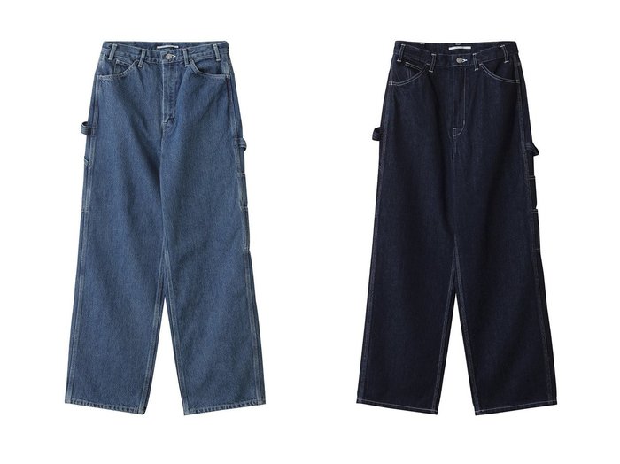 【J.B. ATTIRE/ジェービーアタイア】のHOLLYWOOD PAINTER PANTS&HOLLYWOOD PAINTER PANTS おすすめ人気トレンドファッション通販アイテム 人気、トレンドファッション・服の通販 founy(ファニー) ファッション Fashion レディースファッション Fashion for Women パンツ Pants & Trousers デニムパンツ・ジーンズ・美脚デニム Denim Jeans & Pants 2025年 2025 2025-2026秋冬・A/W Autumn/Winter 2025–26 AW25–26 アシンメトリー Asymmetrical Style デニム Denim, Jeans Material ポケット Pocket, Pocket Detail ロング Long, Long-Length A/W・秋冬 Autumn/Winter |ID:crp329100000221811