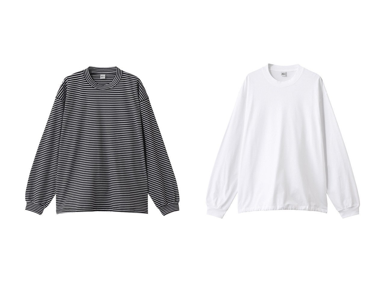 【ES.1 / MEN/エスアイ】の【MEN】Border LS T-shirts T006&【MEN】LS T-shirts T002 おすすめ人気トレンドファッション通販アイテム インテリア・キッズ・メンズ・レディースファッション・服の通販 founy(ファニー) 　ファッション　Fashion　メンズファッション　Fashion for Men　トップス・カットソー　Cut & Sew Tops　メンズシャツ　Shirts　ロングTシャツ・Tシャツ / 着回し力抜群　Longline T-Shirts & Tees　2025年　2025　2025-2026秋冬・A/W　Autumn/Winter 2025–26 AW25–26　おすすめ　Recommended / Our Picks　インナー　Innerwear　ジャケット　Jacket, Outerwear　スリーブ　Sleeve, Long Sleeve / Short Sleeve　ボーダー　Border, Stripe　ロング　Long, Long-Length　定番　Standard, Basic Item　A/W・秋冬　Autumn/Winter　ホワイト系　White　ブラック系　Black　|ID:crp329100000221827