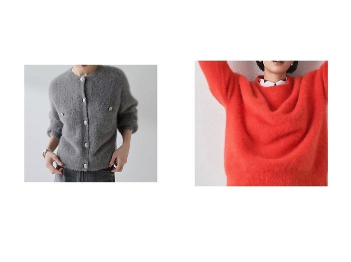 【Whim Gazette/ウィムガゼット】のファーボタンジャケット&ファークループルオーバー おすすめ人気トレンドファッション通販アイテム インテリア・キッズ・メンズ・レディースファッション・服の通販 founy(ファニー) https://founy.com/ ファッション Fashion レディースファッション Fashion for Women アウター Coat / Outerwear Collection レディースジャケット・軽アウター Jackets トップス・カットソー Cut & Sew Tops カジュアルプルオーバー・ニットトップス Pullovers & Knit Tops / Casual Pullovers 2025年 2025 2025-2026秋冬・A/W Autumn/Winter 2025–26 AW25–26 カーディガン Cardigan, Knitwear クラシカル Classical, Vintage-Inspired コンパクト Compact, Small Size ジャケット Jacket, Outerwear フォックス Fox, Fox Fur フロント Front, Front Design ボトム Bottoms, Lower Wear メタル Metal, Metal Parts エレガント 上品 Elegant 定番 Standard, Basic Item |ID:crp329100000221836