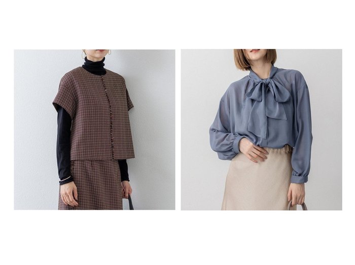 【NIJYUSANKU/23区】の【洗える】シアービエラ ボウタイ ブラウス&【/洗える】ツイーディーカラーミックス ハーフスリーブ ブラウス おすすめ人気トレンドファッション通販アイテム 人気、トレンドファッション・服の通販 founy(ファニー) ファッション Fashion レディースファッション Fashion for Women トップス・カットソー Cut & Sew Tops シャツ・ブラウス・オフィスカジュアル Elegant Blouses & Button-Ups エレガント 上品 Elegant 洗える Machine Washable シアー Sheer, See-Through トレンド Trend, Trending Now バランス Balance, Style Balance A/W・秋冬 Autumn/Winter 新作・新入荷 New Arrivals / New In おすすめ Recommended / Our Picks ビジネス 仕事 通勤 Business / Work / Commuting 2025年 2025 2025-2026秋冬・A/W Autumn/Winter 2025–26 AW25–26 |ID:crp329100000221840