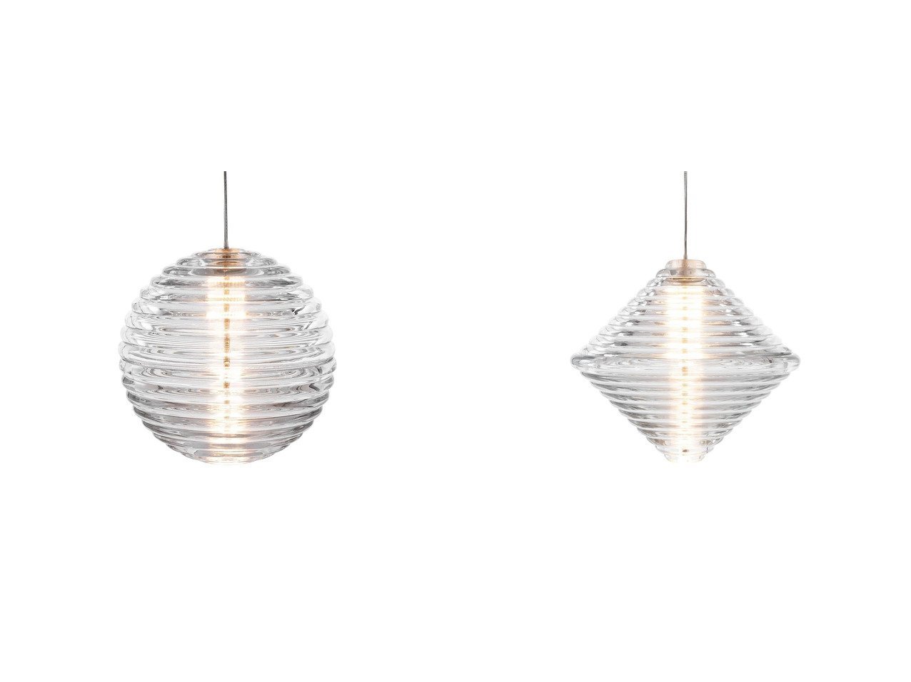 【Tom Dixon/トム ディクソン】のプレス スフィア ペンダントライト 2&プレス コーン ペンダントライト 2 おすすめ人気トレンドファッション通販アイテム インテリア・キッズ・メンズ・レディースファッション・服の通販 founy(ファニー) 　送料無料　Free Shipping　ガラス　Glass, Glassware　コレクション　Collection, Seasonal Line　シンプル　Simple, Minimal　テーブル　Table, Dining Table　パターン　Pattern, Design Print　フラワー　Flower, Floral　ホーム・キャンプ・アウトドア・お取り寄せ　Home Living / Home & Lifestyle / Camping Gear / Outdoor Camping　家具・インテリア　Home Furniture & Interior. Stylish & Functional Living Spaces　ライト・照明　Lamps & Lighting Fixtures　ペンダントライト・吊り下げ照明　Pendant Light / Hanging Light Fixture　|ID:crp329100000221865