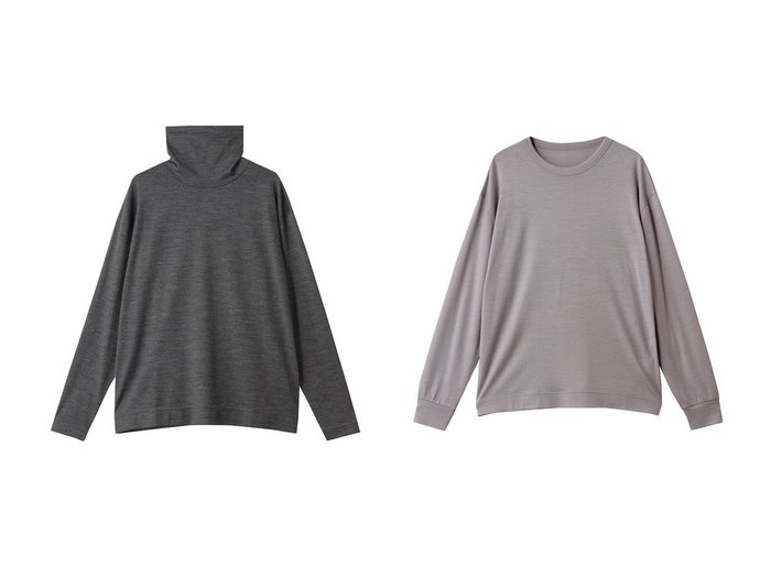 【SLOANE/スローン】のウール天竺 ニットタートルネック長袖Tシャツ&【UNISEX】ウール天竺 ニット長袖Tシャツ おすすめ人気トレンドファッション通販アイテム 人気、トレンドファッション・服の通販 founy(ファニー) ファッション Fashion レディースファッション Fashion for Women トップス・カットソー Cut & Sew Tops ニット Knit Tops & Sweaters シャツ・ブラウス・オフィスカジュアル Elegant Blouses & Button-Ups ロングTシャツ・Tシャツ Longline T-Shirts & Tees カジュアルプルオーバー・ニットトップス Pullovers & Knit Tops / Casual Pullovers タートルネック・ハイネックトップス Turtlenecks & High-Neck Tops 2025年 2025 2025-2026秋冬・A/W Autumn/Winter 2025–26 AW25–26 なめらか Smooth, Silky Texture インナー Innerwear ストレッチ Stretch, Stretchy Fabric タートルネック Turtleneck, High Neck フィット Fit, Slim Fit A/W・秋冬 Autumn/Winter 長袖 Long Sleeve, Full Sleeve |ID:crp329100000221883