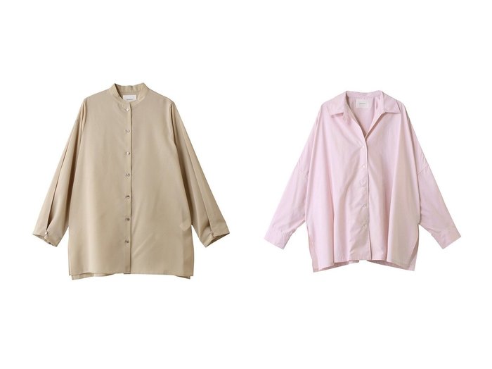 【MIDIUMISOLID/ミディウミソリッド】のflare slv sheer shirt シャツ&skipper poncho shirt シャツ おすすめ人気トレンドファッション通販アイテム 人気、トレンドファッション・服の通販 founy(ファニー) 　ファッション　Fashion　レディースファッション　Fashion for Women　トップス・カットソー　Cut & Sew Tops　シャツ・ブラウス・オフィスカジュアル　Elegant Blouses & Button-Ups　2025年　2025　2025-2026秋冬・A/W　Autumn/Winter 2025–26 AW25–26　シアー　Sheer, See-Through　スリット　Slit, Slit Detail　スリーブ　Sleeve, Long Sleeve / Short Sleeve　フレア　Flare, Flared　ロング　Long, Long-Length　A/W・秋冬　Autumn/Winter　羽織　Haori, Light Jacket　ポンチョ　Poncho, Cape Style　|ID:crp329100000221886