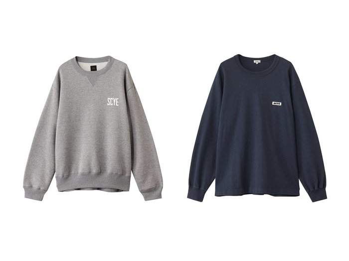 【Scye SCYE BASICS/サイ サイベーシックス】の【UNISEX】【SCYE BASICS】Fleece バック ジャージー スウェット シャツ&【UNISEX】Tight Tension コットン ジャージー ロング スリーブ Tシャツ おすすめ人気トレンドファッション通販アイテム 人気、トレンドファッション・服の通販 founy(ファニー) ファッション Fashion レディースファッション Fashion for Women トップス・カットソー Cut & Sew Tops シャツ・ブラウス・オフィスカジュアル Elegant Blouses & Button-Ups レディースパーカー・カジュアルフーディー Casual Hoodies & Sweatshirts ロングTシャツ・Tシャツ Longline T-Shirts & Tees スウェット・クルーネックトップス Sweatshirts & Crewnecks / Relaxed Fit Sweat Tops カットソー・ベーシックTシャツ Cut-and-Sewn Tops / Stretch Tees & Basics 2025年 2025 2025-2026秋冬・A/W Autumn/Winter 2025–26 AW25–26 ユニセックス Unisex, Genderless スウェット / スエット Sweatshirt, Sweatwear バランス Balance, Style Balance リラックス Relax, Relaxed Fit A/W・秋冬 Autumn/Winter |ID:crp329100000221887