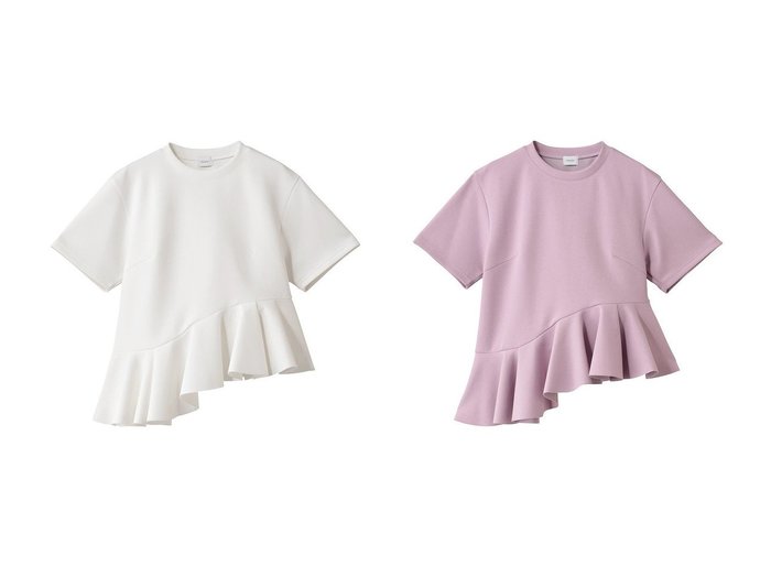 【MANOF/マノフ】のFRILL DESIGN CUT TOPS Tシャツ・カットソー おすすめ人気トレンドファッション通販アイテム 人気、トレンドファッション・服の通販 founy(ファニー) ファッション Fashion レディースファッション Fashion for Women トップス・カットソー Cut & Sew Tops シャツ・ブラウス・オフィスカジュアル Elegant Blouses & Button-Ups ロングTシャツ・Tシャツ Longline T-Shirts & Tees カットソー・ベーシックTシャツ Cut-and-Sewn Tops / Stretch Tees & Basics 2025年 2025 2025-2026秋冬・A/W Autumn/Winter 2025–26 AW25–26 アシンメトリー Asymmetrical Style カットソー Cut and Sewn Top ショート Short, Short Length シンプル Simple, Minimal スリーブ Sleeve, Long Sleeve / Short Sleeve ハーフ Half, Half-Length フリル Frill, Ruffle A/W・秋冬 Autumn/Winter |ID:crp329100000221909
