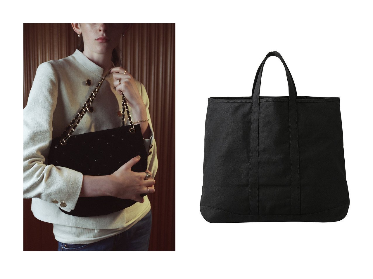 【MALUS/マリュス】の【ELLE SHOP限定】2WAY ベルベット ショルダーバッグ&【J.B. ATTIRE/ジェービーアタイア】のNEW YORK BAG おすすめ人気トレンドファッション通販アイテム インテリア・キッズ・メンズ・レディースファッション・服の通販 founy(ファニー) 　ファッション　Fashion　レディースファッション　Fashion for Women　バッグ　Bags　2025年　2025　2025-2026秋冬・A/W　Autumn/Winter 2025–26 AW25–26　チェーン　Chain, Chain Strap　パーティ　Party, Party Style　ベルベット　Velvet, Velvety　リュクス　Luxury, Elegant, High-End, Chic　A/W・秋冬　Autumn/Winter　ブラック系　Black　|ID:crp329100000221960