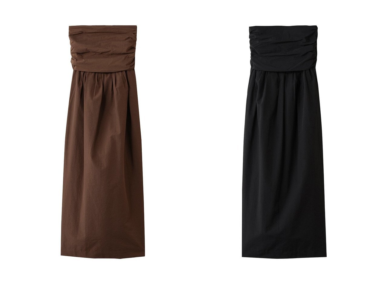 【MANOF/マノフ】のBUSTIER SET NARROW SKIRT スカート おすすめ人気トレンドファッション通販アイテム インテリア・キッズ・メンズ・レディースファッション・服の通販 founy(ファニー) 　ファッション　Fashion　レディースファッション　Fashion for Women　スカート　Skirts　ロングスカート　Long Skirts / Maxi & Midi Skirts　2025年　2025　2025-2026秋冬・A/W　Autumn/Winter 2025–26 AW25–26　セットアップ　Set-Up, Coordinated Outfit　ビスチェ　Bustier, Corset Top　ロング　Long, Long-Length　A/W・秋冬　Autumn/Winter　ブラウン系　Brown　ブラック系　Black　|ID:crp329100000221968