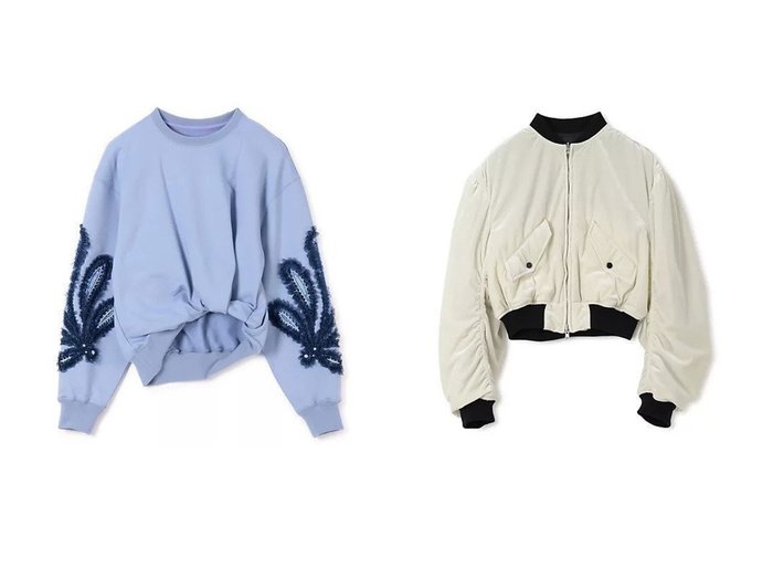 【TELMA/テルマ】のEmbroidered Sweatshirt&Velour MA-1 おすすめ人気トレンドファッション通販アイテム 人気、トレンドファッション・服の通販 founy(ファニー) ファッション Fashion レディースファッション Fashion for Women トップス・カットソー Cut & Sew Tops シャツ・ブラウス・オフィスカジュアル Elegant Blouses & Button-Ups レディースパーカー・カジュアルフーディー Casual Hoodies & Sweatshirts ロングTシャツ・Tシャツ Longline T-Shirts & Tees スウェット・クルーネックトップス Sweatshirts & Crewnecks / Relaxed Fit Sweat Tops アウター Coat / Outerwear Collection MA-1ジャケット MA-1 Bomber Jackets / Flight Jackets ベロアトップス Velour Tops / Velvet-Look Items 2025年 2025 2025-2026秋冬・A/W Autumn/Winter 2025–26 AW25–26 スウェット / スエット Sweatshirt, Sweatwear フロント Front, Front Design 洗える Machine Washable コンパクト Compact, Small Size スペシャル Special, Limited Edition バランス Balance, Style Balance ベロア Velour, Soft Velvet リバーシブル Reversible, Two-Sided |ID:crp329100000221985