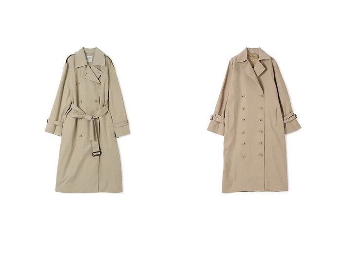 【TOTEME/トーテム】のCrisp summer trench&Signature trench おすすめ人気トレンドファッション通販アイテム 人気、トレンドファッション・服の通販 founy(ファニー) ファッション Fashion レディースファッション Fashion for Women 2025年 2025 2025-2026秋冬・A/W Autumn/Winter 2025–26 AW25–26 サマー Summer, Summer Style トレンチ Trench, Trench Coat 夏 Summer 軽量 Lightweight, Ultra Light ダブル Double, Double-Breasted |ID:crp329100000221986