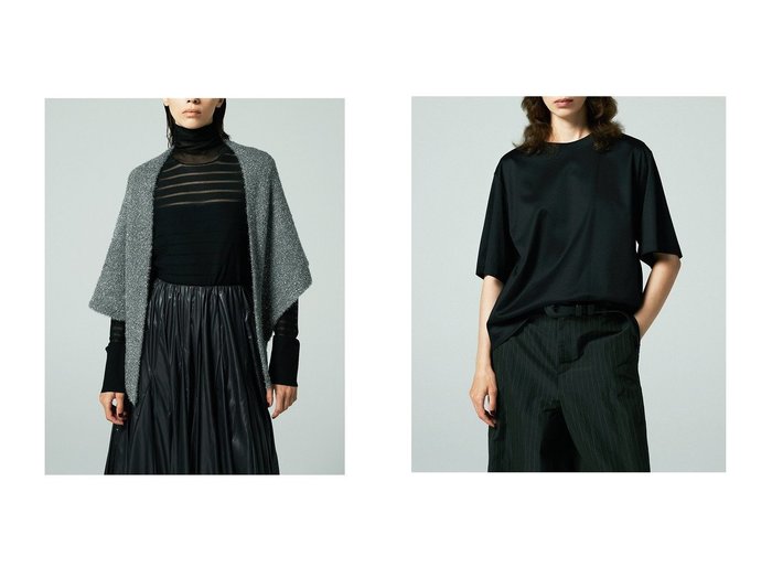 【EAUVIRE/オーヴィル】のオフボディTシャツ&シアーボーダータートルネックニットプルオーバー おすすめ人気トレンドファッション通販アイテム 人気、トレンドファッション・服の通販 founy(ファニー) 　ファッション　Fashion　レディースファッション　Fashion for Women　トップス・カットソー　Cut & Sew Tops　ニット　Knit Tops & Sweaters　カジュアルプルオーバー・ニットトップス　Pullovers & Knit Tops / Casual Pullovers　タートルネック・ハイネックトップス　Turtlenecks & High-Neck Tops　シャツ・ブラウス・オフィスカジュアル　Elegant Blouses & Button-Ups　ロングTシャツ・Tシャツ　Longline T-Shirts & Tees　カットソー・ベーシックTシャツ　Cut-and-Sewn Tops / Stretch Tees & Basics　インナー　Innerwear　シルク　Silk, 100% Silk　シンプル　Simple, Minimal　タートルネック　Turtleneck, High Neck　ボーダー　Border, Stripe　新作・新入荷　New Arrivals / New In　|ID:crp329100000222032