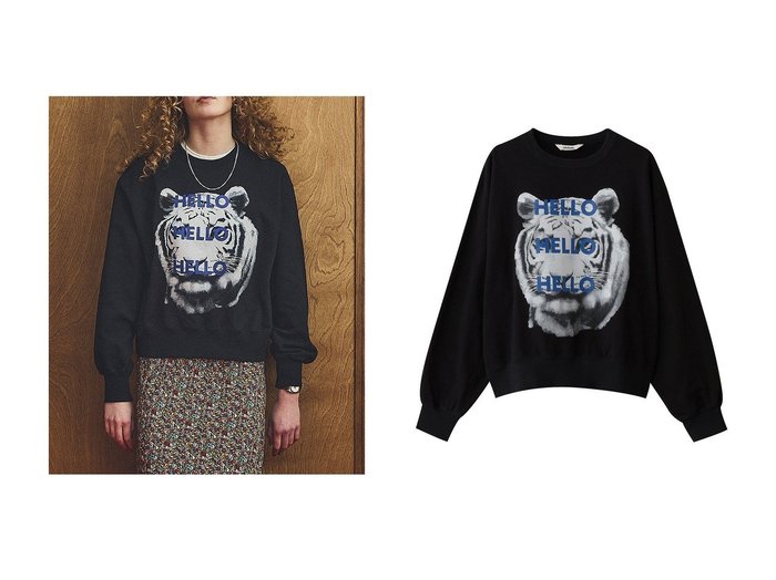 【Oblada/オブラダ】のTIGER スウェット おすすめ人気トレンドファッション通販アイテム 人気、トレンドファッション・服の通販 founy(ファニー) ファッション Fashion レディースファッション Fashion for Women トップス・カットソー Cut & Sew Tops シャツ・ブラウス・オフィスカジュアル Elegant Blouses & Button-Ups レディースパーカー・カジュアルフーディー Casual Hoodies & Sweatshirts ロングTシャツ・Tシャツ Longline T-Shirts & Tees スウェット・クルーネックトップス Sweatshirts & Crewnecks / Relaxed Fit Sweat Tops カットソー・ベーシックTシャツ Cut-and-Sewn Tops / Stretch Tees & Basics 2025年 2025 2025-2026秋冬・A/W Autumn/Winter 2025–26 AW25–26 ショート Short, Short Length スウェット / スエット Sweatshirt, Sweatwear プリント Print, Printed Pattern A/W・秋冬 Autumn/Winter |ID:crp329100000222042