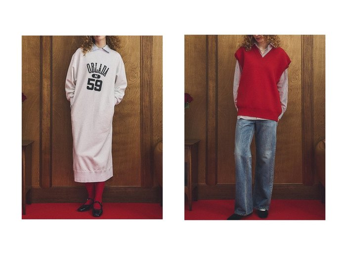 【Oblada/オブラダ】のJERMYN シャツ&GLANCE シャツ おすすめ人気トレンドファッション通販アイテム 人気、トレンドファッション・服の通販 founy(ファニー) ファッション Fashion レディースファッション Fashion for Women トップス・カットソー Cut & Sew Tops シャツ・ブラウス・オフィスカジュアル Elegant Blouses & Button-Ups 2025年 2025 2025-2026秋冬・A/W Autumn/Winter 2025–26 AW25–26 スウェット / スエット Sweatshirt, Sweatwear スリーブ Sleeve, Long Sleeve / Short Sleeve デニム Denim, Jeans Material バランス Balance, Style Balance フリル Frill, Ruffle ロング Long, Long-Length A/W・秋冬 Autumn/Winter |ID:crp329100000222043