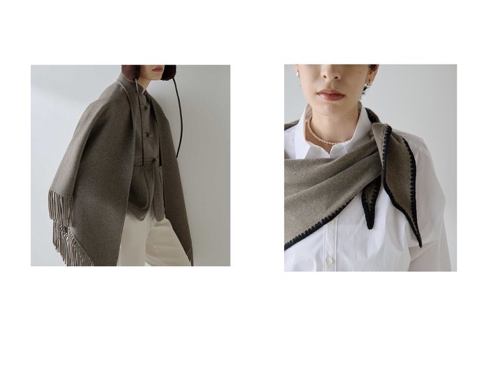【Whim Gazette/ウィムガゼット】の【Christian AKS】Wool Stitch Stole&【Christian AKS】Wool Fringe Stole おすすめ人気トレンドファッション通販アイテム 人気、トレンドファッション・服の通販 founy(ファニー) ファッション Fashion レディースファッション Fashion for Women ストール Soft & Warm Scarves マフラー・スヌード / 冬小物の定番 Scarves & Mufflers シンプル Simple, Minimal ストール Stole, Wrap フリンジ Fringe, Tassel 別注 Limited Edition, Custom Order マフラー Scarf, Muffler A/W・秋冬 Autumn/Winter 2025年 2025 2025-2026秋冬・A/W Autumn/Winter 2025–26 AW25–26 |ID:crp329100000222046