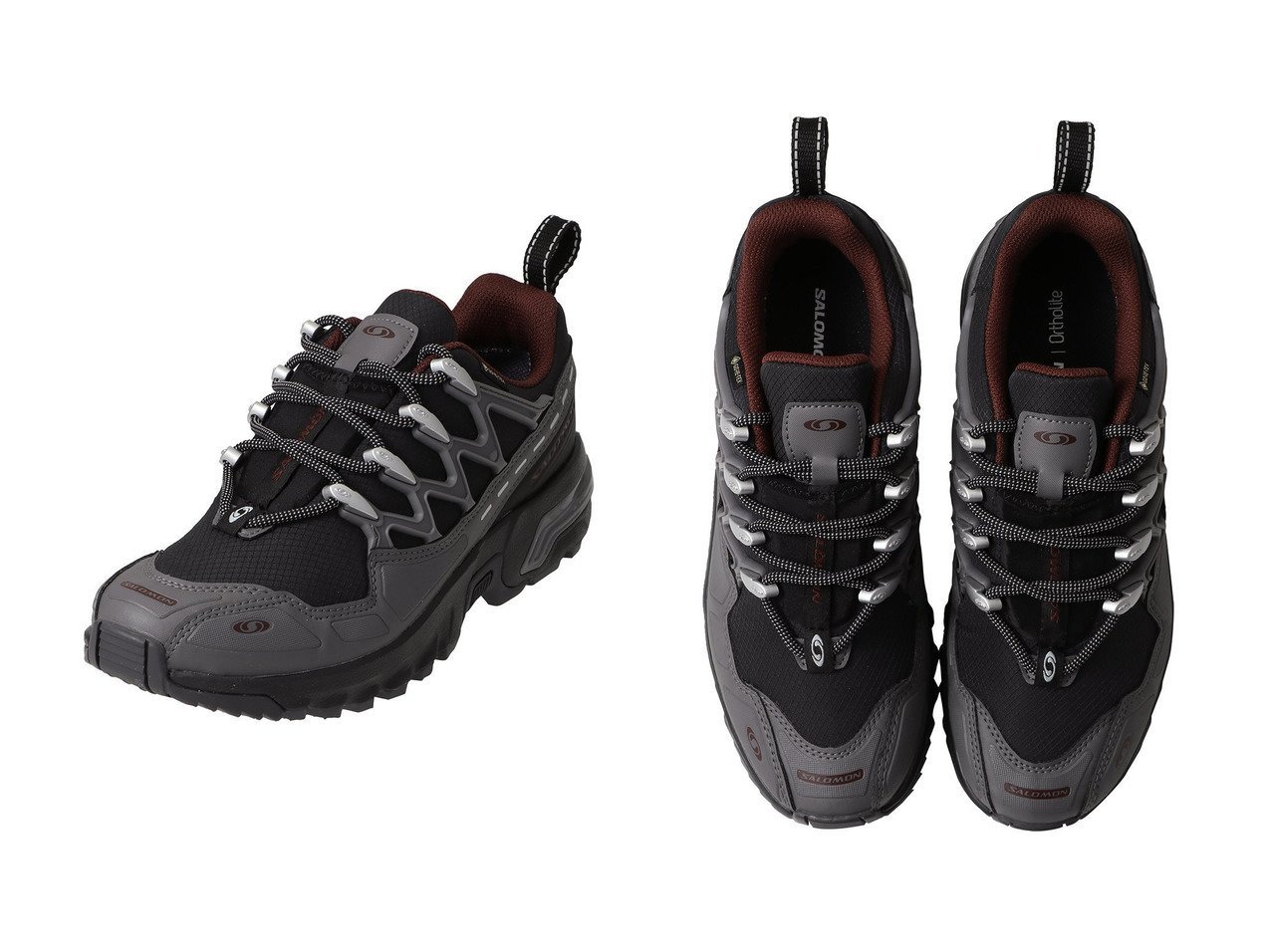 【Salomon/サロモン】のACS + GTX スニーカー おすすめ人気トレンドファッション通販アイテム インテリア・キッズ・メンズ・レディースファッション・服の通販 founy(ファニー) 　ファッション　Fashion　レディースファッション　Fashion for Women　2025年　2025　2025-2026秋冬・A/W　Autumn/Winter 2025–26 AW25–26　アウトドア　Outdoor Clothing　スニーカー　Sneakers, Trainers　メッシュ　Mesh, Net Fabric　ランニング　Running, Running Wear, Activewear, Jogging　定番　Standard, Basic Item　A/W・秋冬　Autumn/Winter　ブラック系　Black　|ID:crp329100000222047