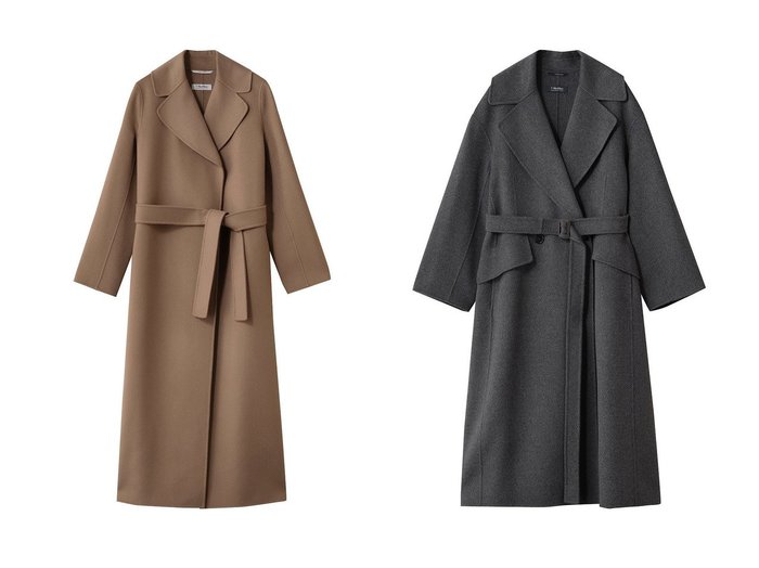 【Max Mara/マックスマーラ】の【 S Max Mara】ALICE Lana Vergine ロング コート&【 S Max Mara】POLDO ウエストLana Vergine ロングコート おすすめ人気トレンドファッション通販アイテム 人気、トレンドファッション・服の通販 founy(ファニー) ファッション Fashion レディースファッション Fashion for Women アウター Coat / Outerwear Collection コート・ロングコート・ピーコート Long Coats, Peacoats & More 2025年 2025 2025-2026秋冬・A/W Autumn/Winter 2025–26 AW25–26 なめらか Smooth, Silky Texture シルク Silk, 100% Silk スタイリッシュ Stylish, Fashionable ロング Long, Long-Length エレガント 上品 Elegant A/W・秋冬 Autumn/Winter |ID:crp329100000222078